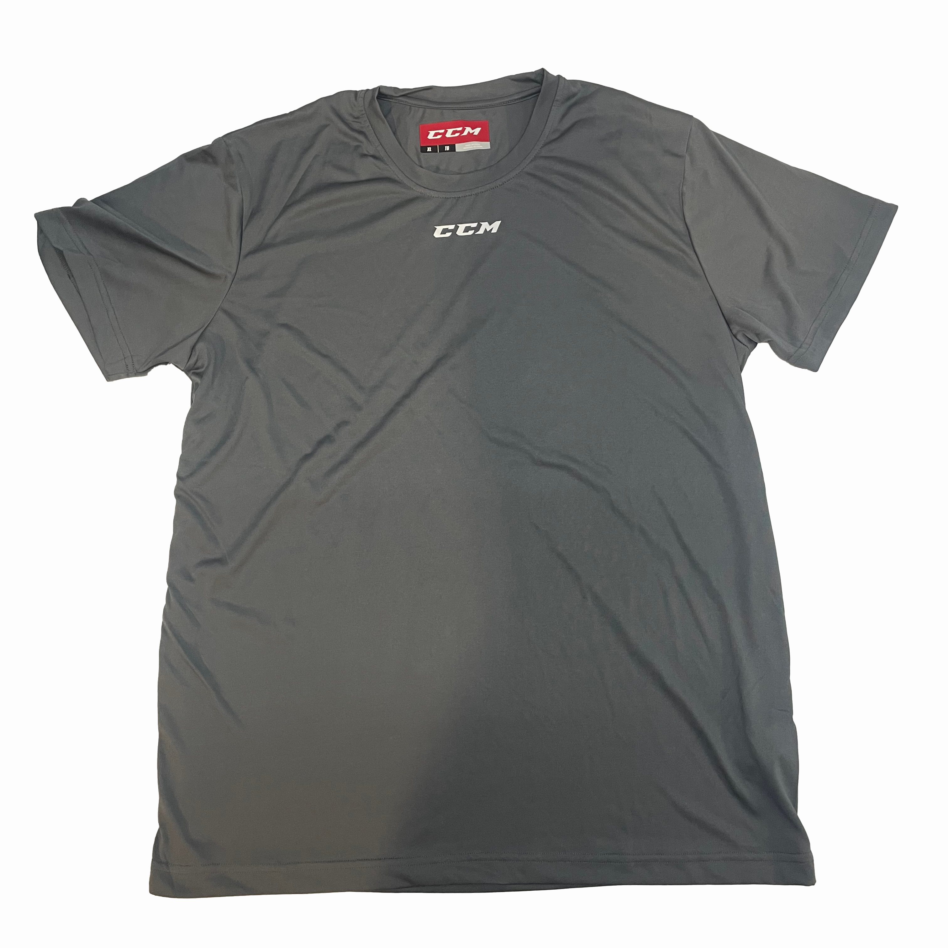 T-shirt d'entraînement à manches courtes CCM pour homme (gris)